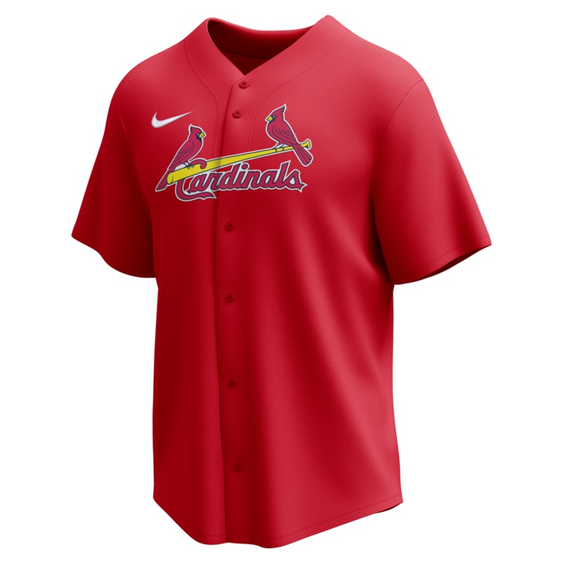 Nike St. Louis Cardinals Adult Institutional Full Button Jersey