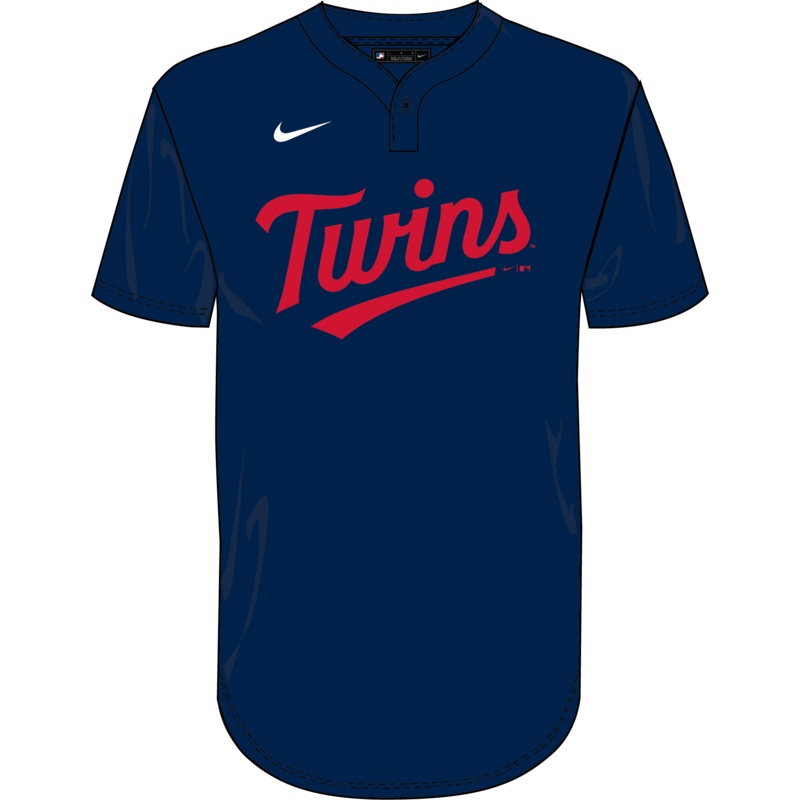 Nike Minnesota Twins Youth 1-Button Jersey