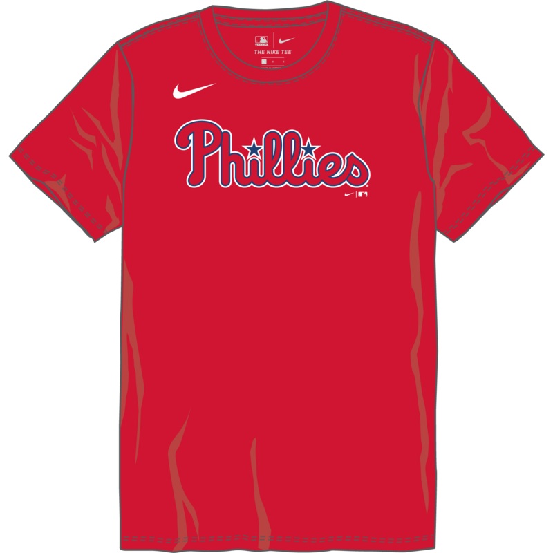 Nike Philadelphia Phillies 80s Youth Institutional Short Sleeve Cooperstown Crew Neck