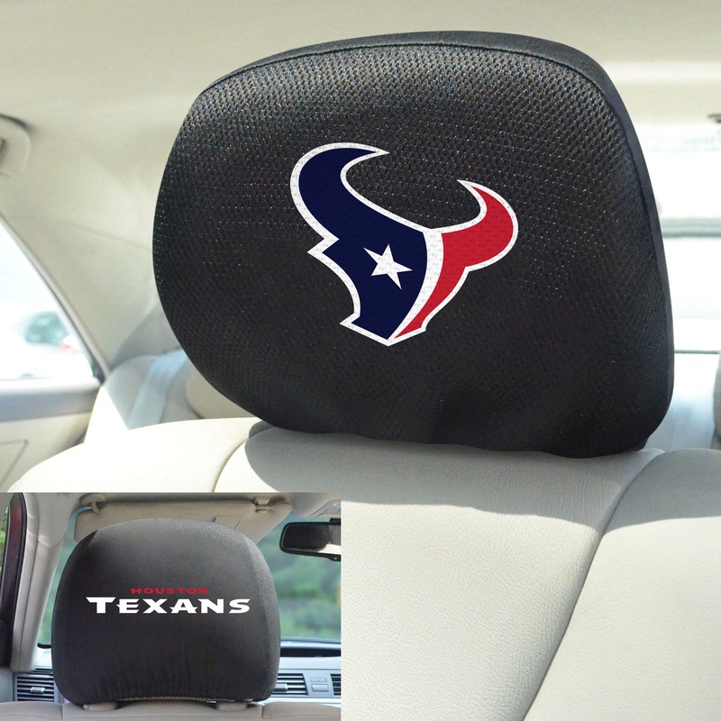 Fanmats Houston Texans Embroidered Head Rest Cover Set – 2 Pieces