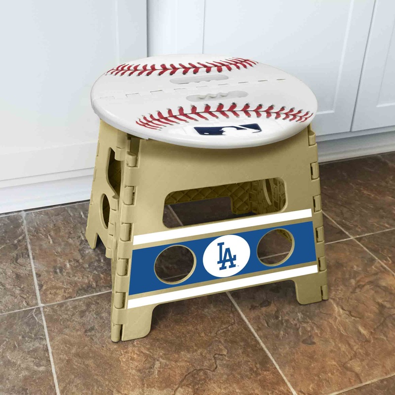 Fanmats Los Angeles Dodgers Folding Step Stool – 13 Rise