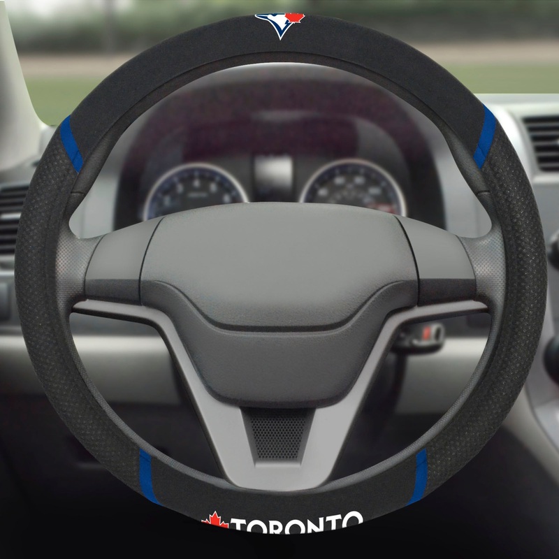 Fanmats Toronto Blue Jays Embroidered Steering Wheel Cover