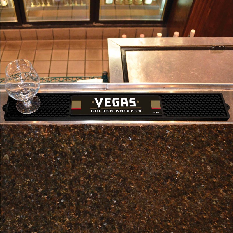 Fanmats Vegas Golden Knights Bar Drink Mat – 3.25 x 24