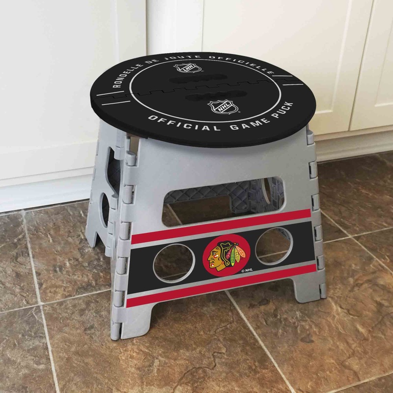 Fanmats Chicago Blackhawks Folding Step Stool – 13 Rise