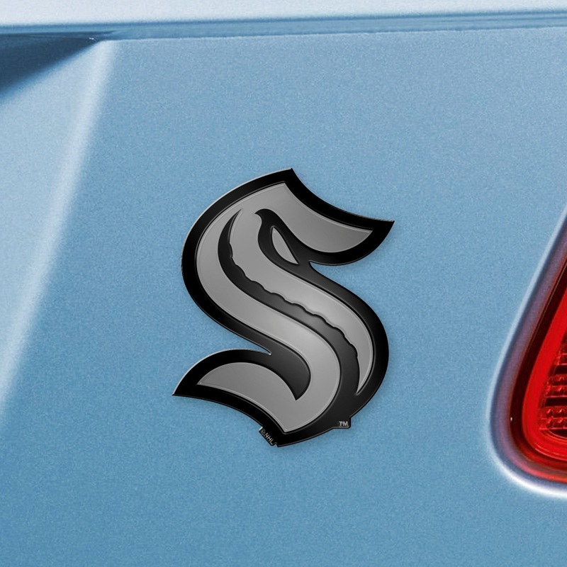 Fanmats Seattle Kraken 3D Chrome Metal Emblem