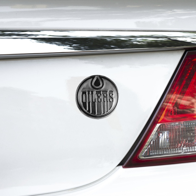Fanmats Edmonton Oilers Molded Chrome Plastic Emblem