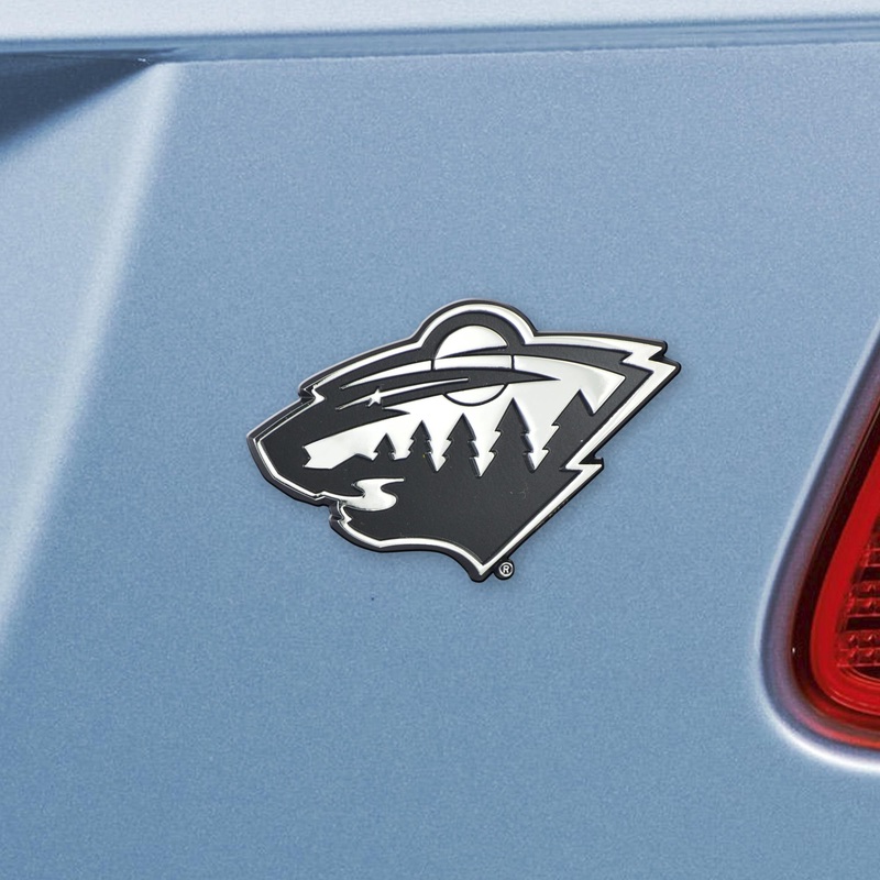 Fanmats Minnesota Wild 3D Chrome Metal Emblem
