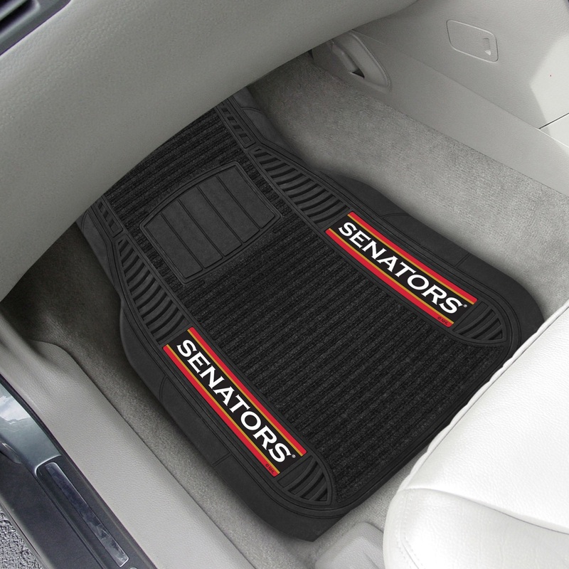 Fanmats Ottawa Senators 2 Piece Deluxe Car Mat Set