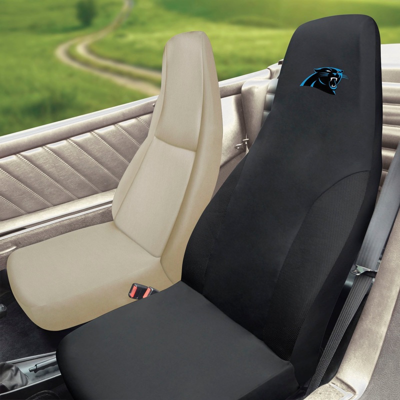 Fanmats Carolina Panthers Embroidered Seat Cover