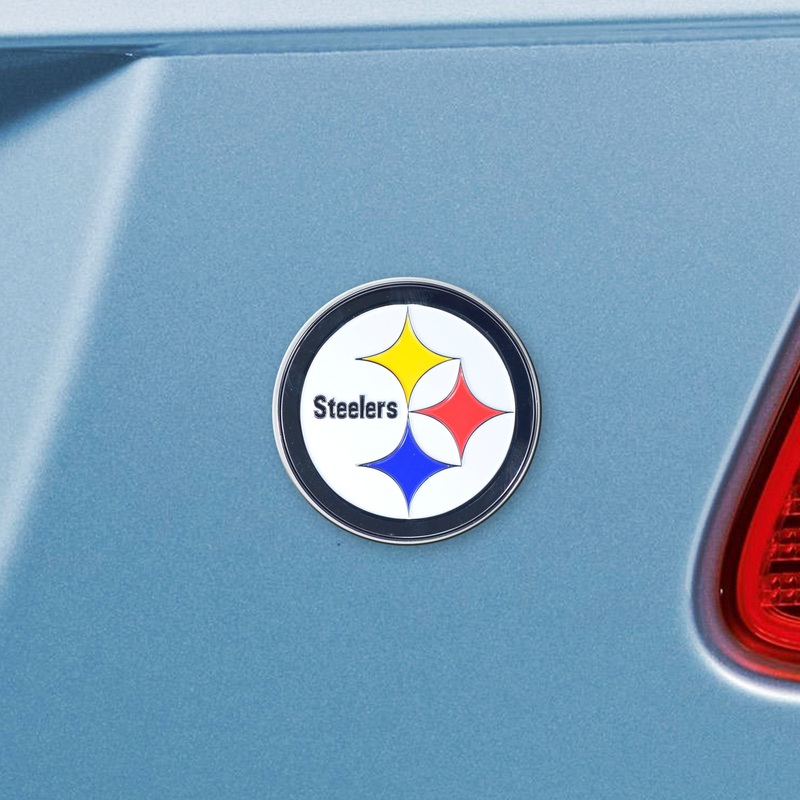 Fanmats Pittsburgh Steelers 3D Color Metal Emblem