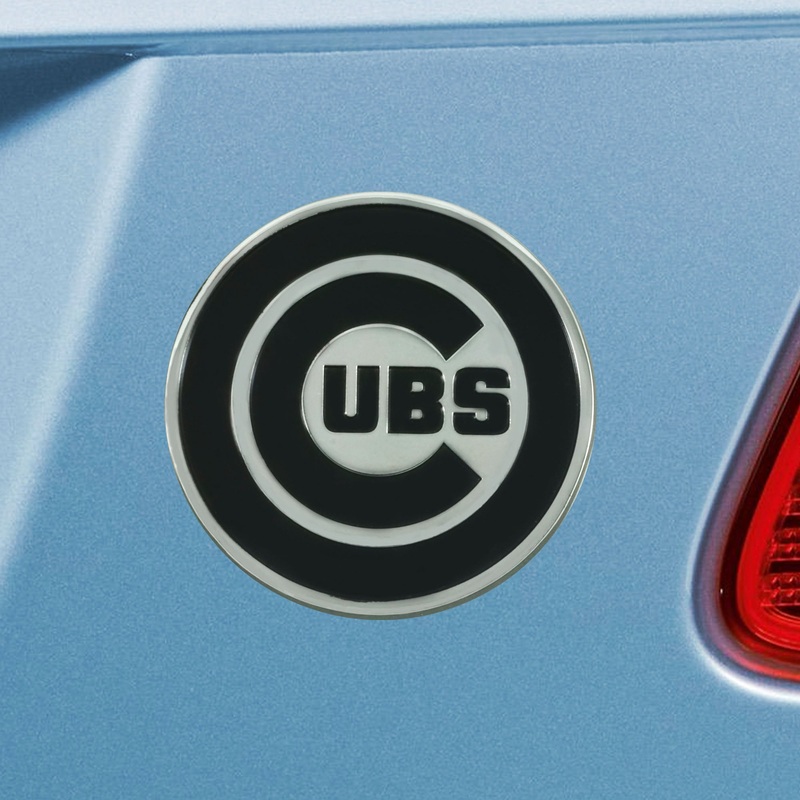 Fanmats Chicago Cubs 3D Chrome Metal Emblem