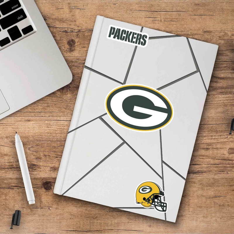 Fanmats Green Bay Packers 3 Piece Decal Sticker Set
