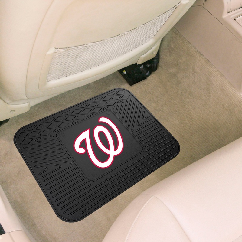 Fanmats Washington Nationals Back Seat Car Utility Mat – 14 x 17