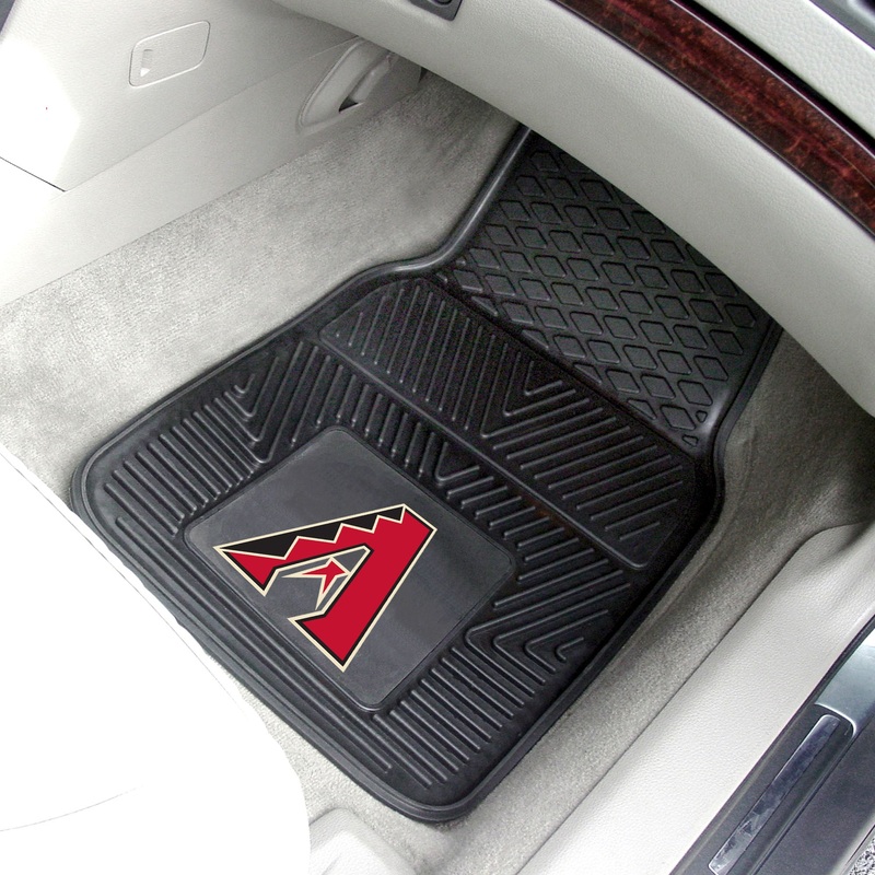 Fanmats Arizona Diamondbacks Heavy Duty Car Mat Set – 2 Pieces