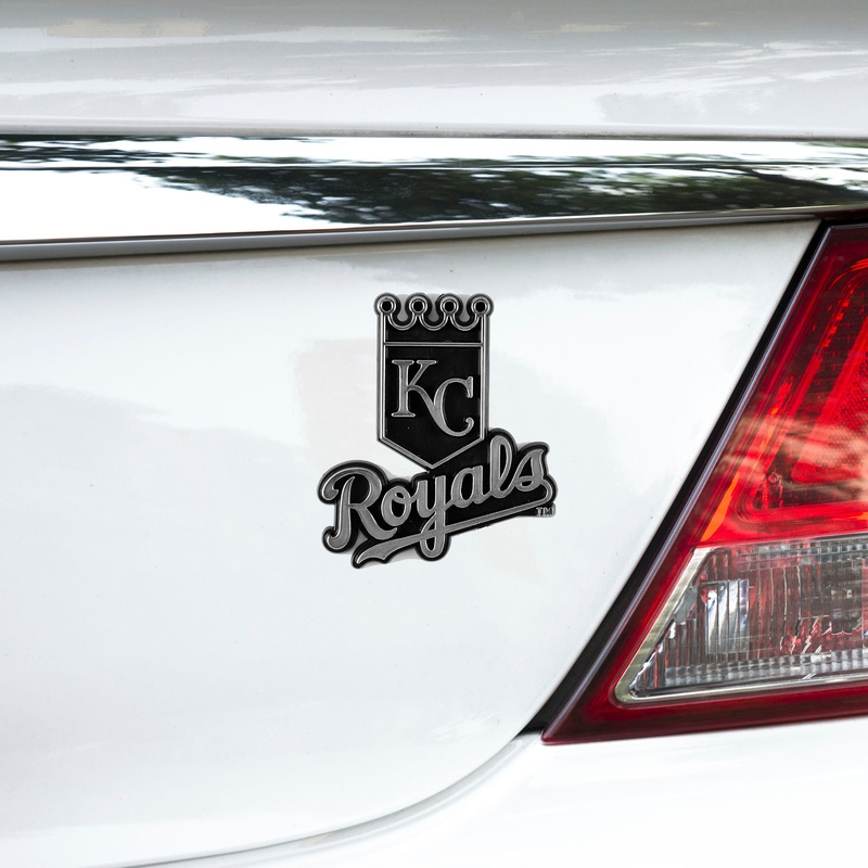 Fanmats Kansas City Royals Molded Chrome Plastic Emblem