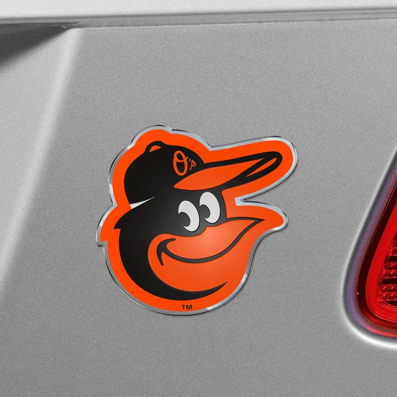 Fanmats Baltimore Orioles Heavy Duty Aluminum Embossed Color Emblem