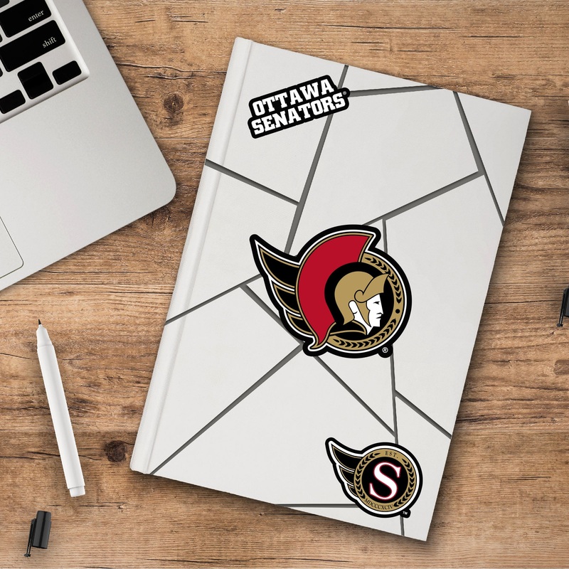 Fanmats Ottawa Senators 3 Piece Decal Sticker Set