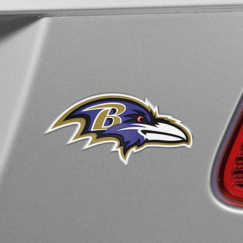 Fanmats Baltimore Ravens 3D Color Metal Emblem