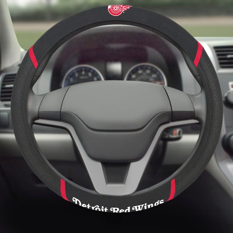 Fanmats Detroit Red Wings Embroidered Steering Wheel Cover