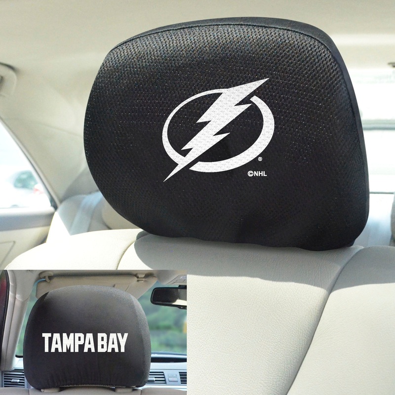 Fanmats Tampa Bay Lightning Embroidered Head Rest Cover Set – 2 Pieces