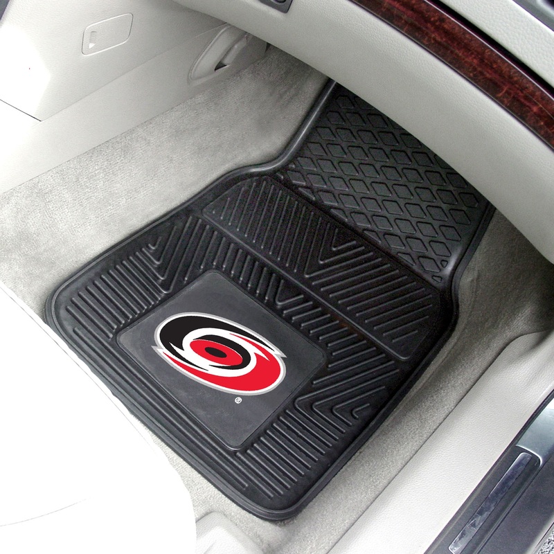 Fanmats Carolina Hurricanes Heavy Duty Car Mat Set – 2 Pieces