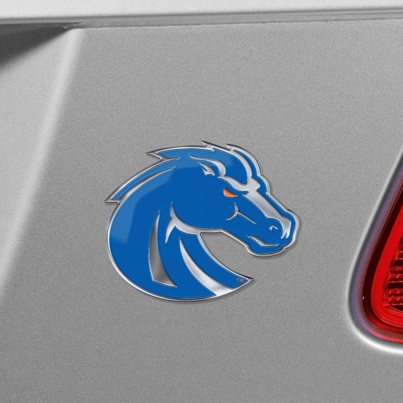 Fanmats Boise State Broncos Heavy Duty Aluminum Embossed Color Emblem – Alternate