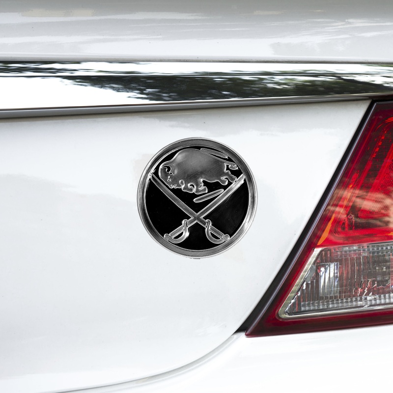 Fanmats Buffalo Sabres Molded Chrome Plastic Emblem