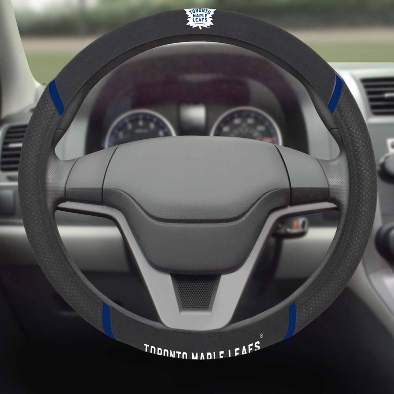 Fanmats Toronto Maple Leafs Embroidered Steering Wheel Cover
