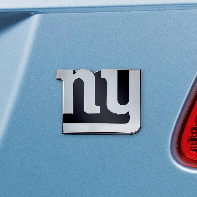 Fanmats New York Giants 3D Chrome Metal Emblem