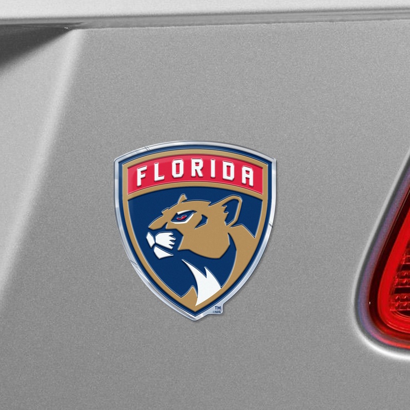 Fanmats Florida Panthers Heavy Duty Aluminum Embossed Color Emblem