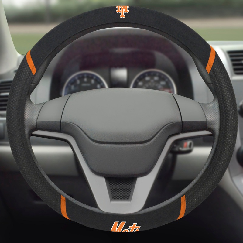 Fanmats New York Mets Embroidered Steering Wheel Cover