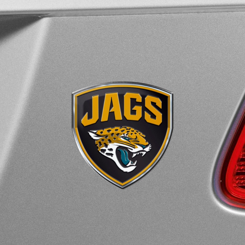 Fanmats Jacksonville Jaguars Heavy Duty Aluminum Embossed Color Emblem – Alternate