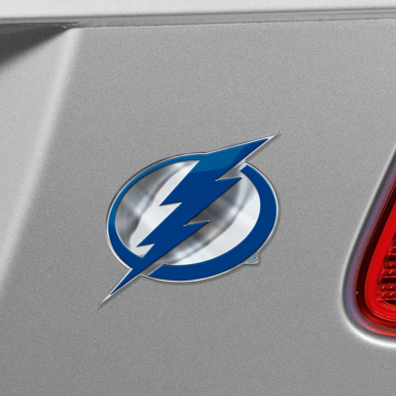 Fanmats Tampa Bay Lightning Heavy Duty Aluminum Embossed Color Emblem