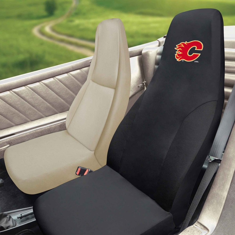 Fanmats Calgary Flames Embroidered Seat Cover