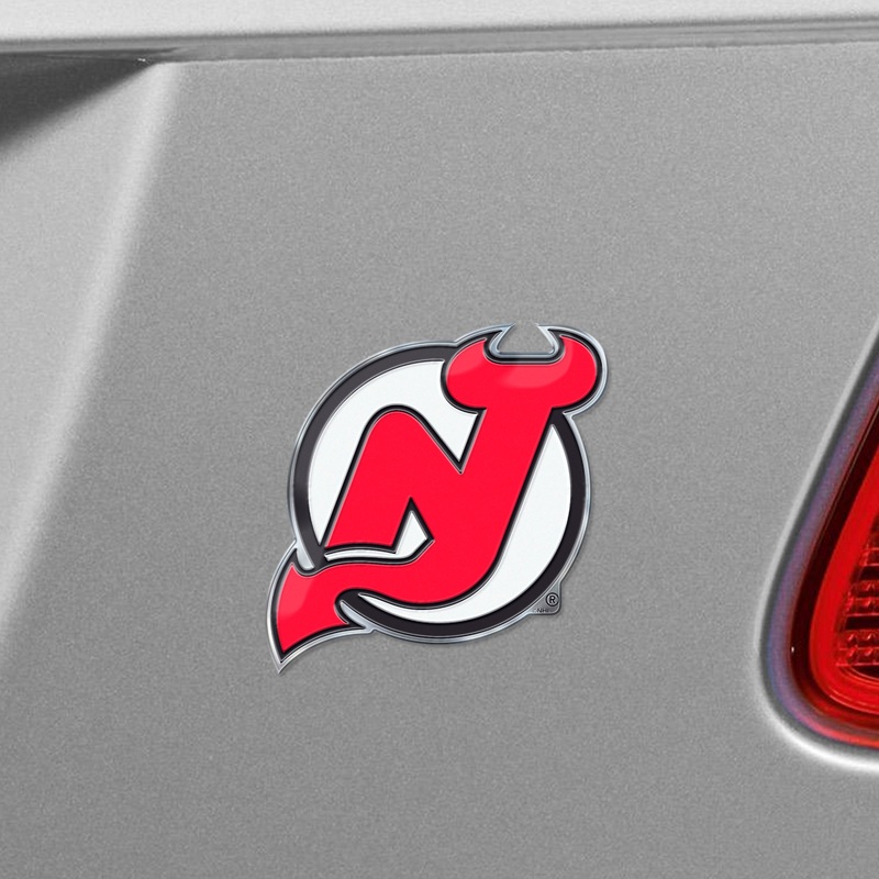 Fanmats New Jersey Devils Heavy Duty Aluminum Embossed Color Emblem