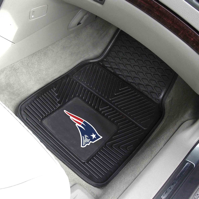 Fanmats New England Patriots Heavy Duty Car Mat Set – 2 Pieces