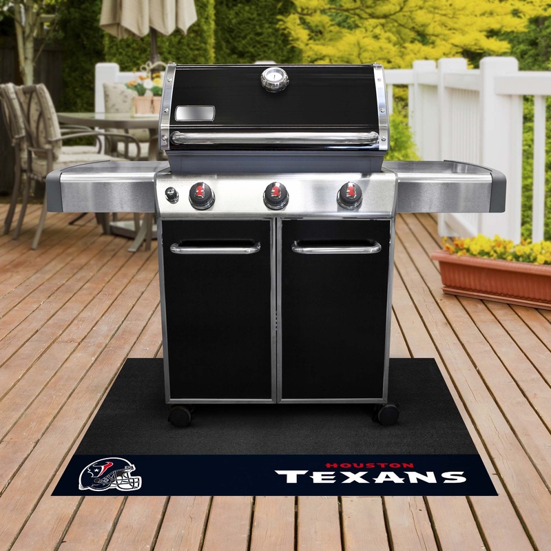 Fanmats Houston Texans Vinyl Grill Mat – 26 x 42