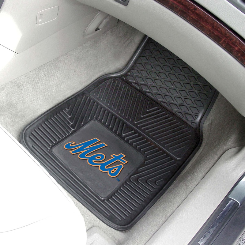 Fanmats New York Mets Heavy Duty Car Mat Set – 2 Pieces