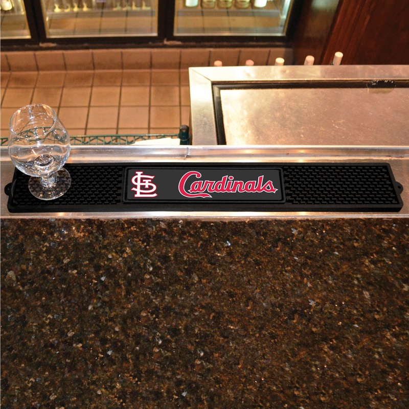 Fanmats St. Louis Cardinals Bar Drink Mat – 3.25 x 24