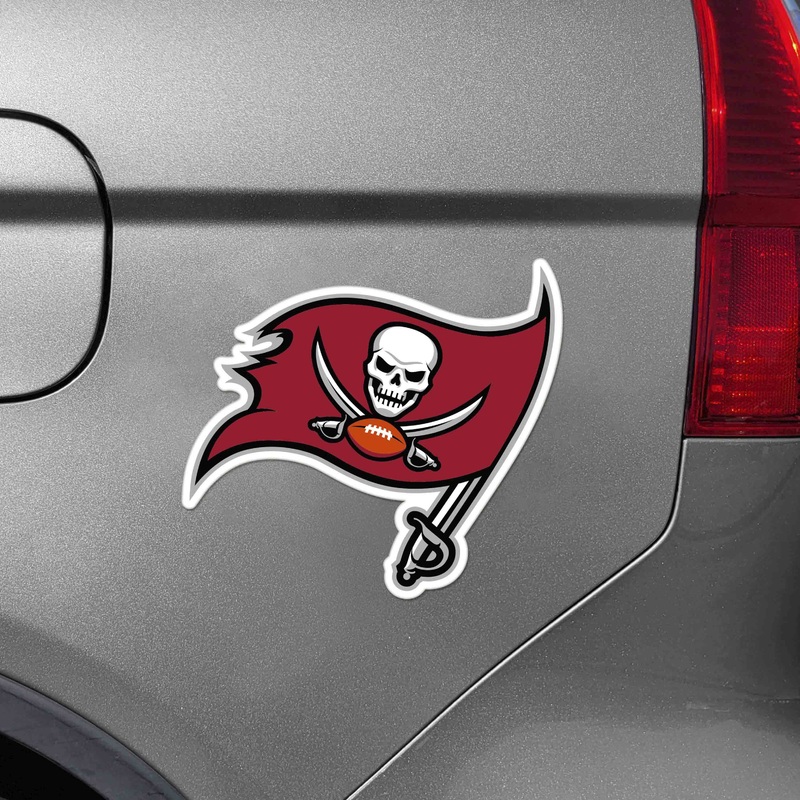 Fanmats Tampa Bay Buccaneers Large Team Logo Magnet 8.7 x 8.3