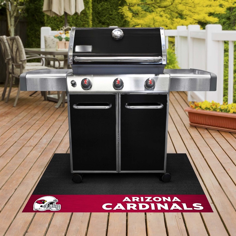 Fanmats Arizona Cardinals Vinyl Grill Mat – 26 x 42