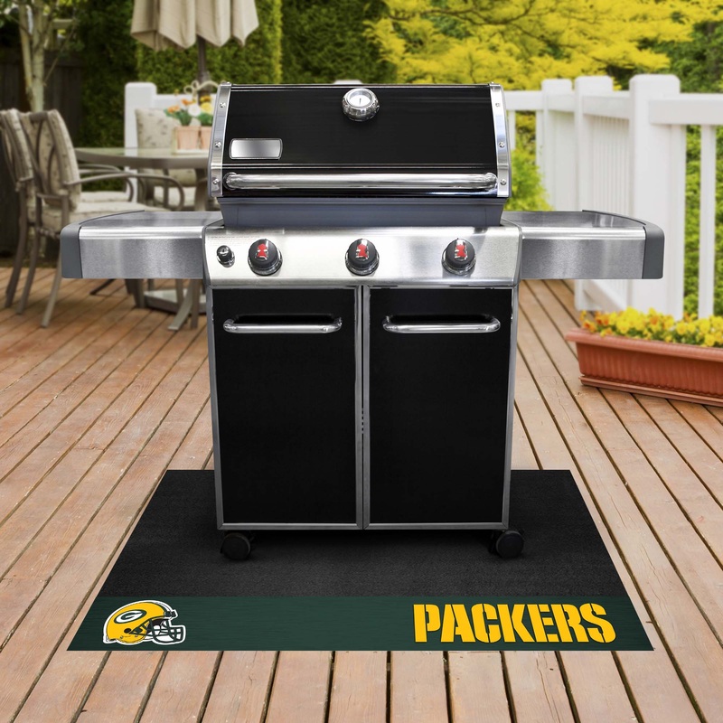 Fanmats Green Bay Packers Vinyl Grill Mat – 26 x 42