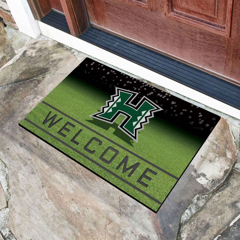 Fanmats Hawaii Rainbows Rubber Door Mat – 18 x 30