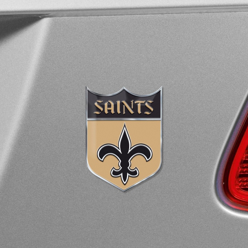 Fanmats New Orleans Saints Heavy Duty Aluminum Embossed Color Emblem – Alternate