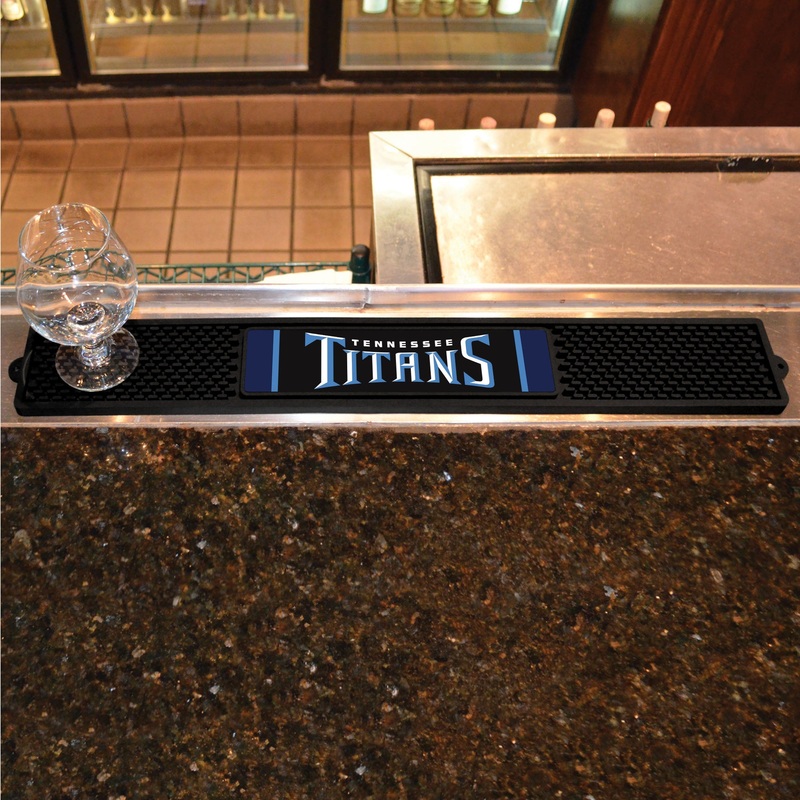 Fanmats Tennessee Titans Bar Drink Mat – 3.25 x 24