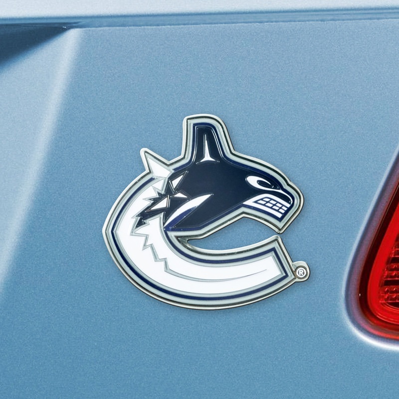 Fanmats Vancouver Canucks 3D Color Metal Emblem