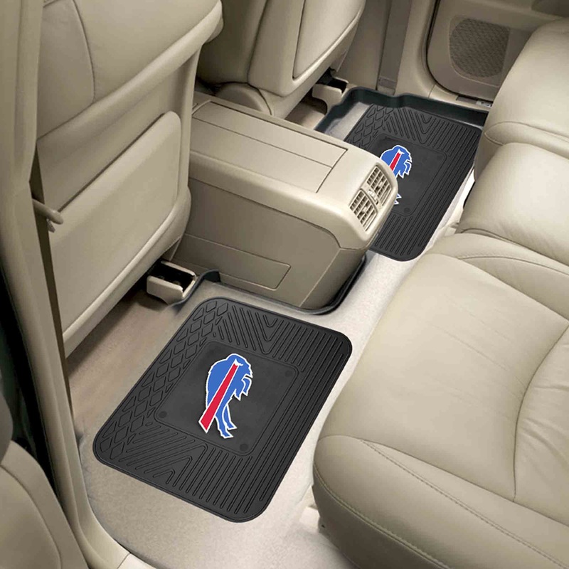 Fanmats Buffalo Bills Back Seat Car Utility Mats – 2 Piece Set