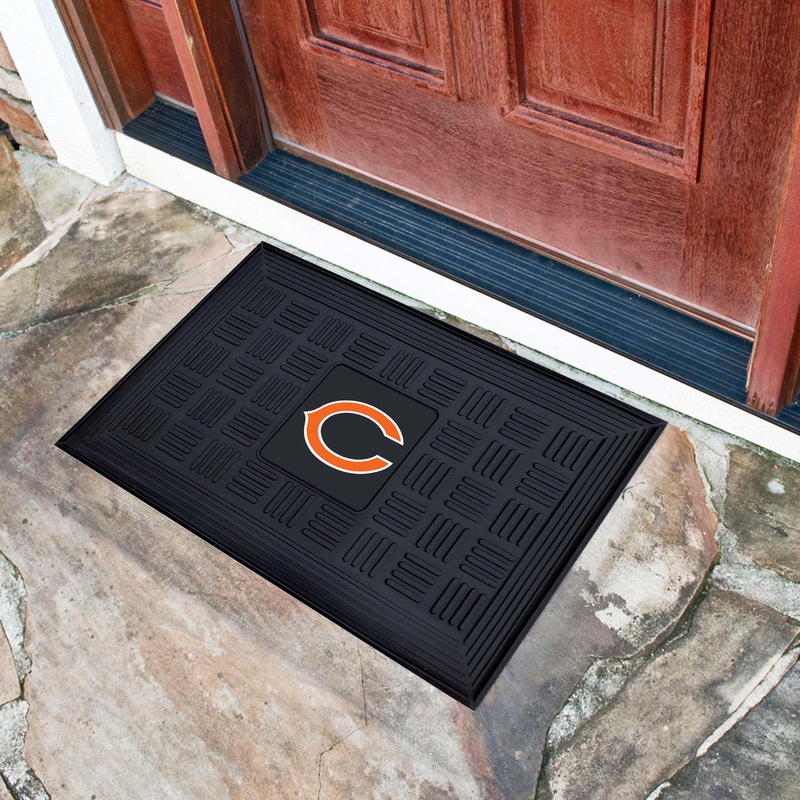 Fanmats Chicago Bears Heavy Duty Vinyl Medallion Door Mat – 19.5 x 31