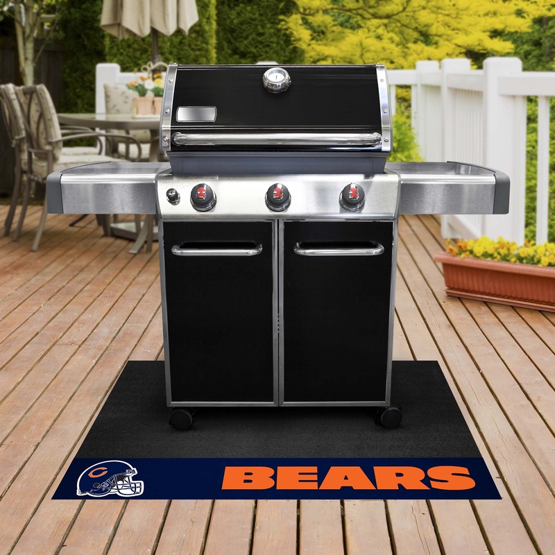 Fanmats Chicago Bears Vinyl Grill Mat – 26 x 42
