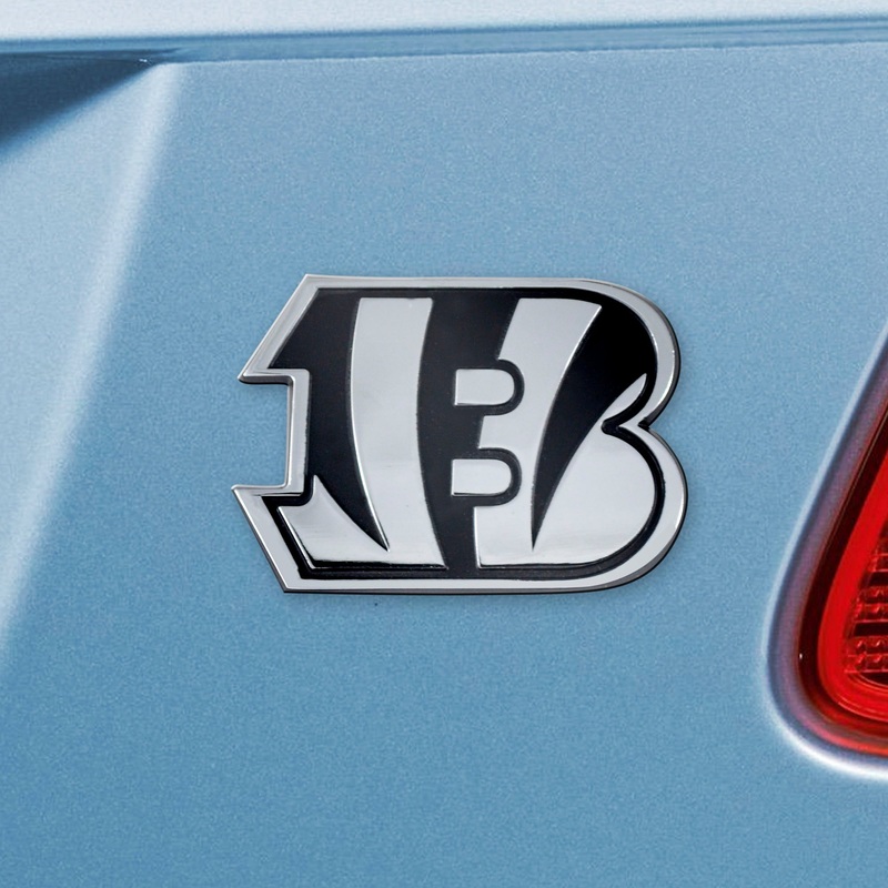 Fanmats Cincinnati Bengals 3D Chrome Metal Emblem